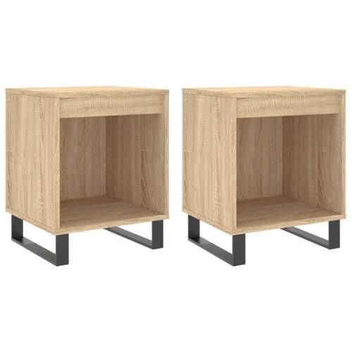Noćni ormarići 2 kom boja hrasta 40x35x50 cm konstruirano drvo - sonoma hrast 2 Cijena