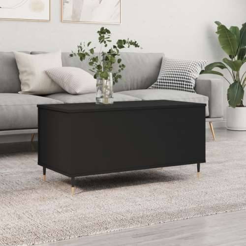 Stolić za kavu crni 90 x 44,5 x 45 cm od konstruiranog drva - Crna 1 Cijena