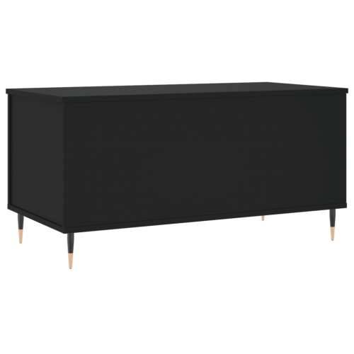 Stolić za kavu crni 90 x 44,5 x 45 cm od konstruiranog drva - Crna 1 Cijena