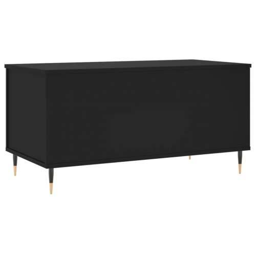 Stolić za kavu crni 90 x 44,5 x 45 cm od konstruiranog drva - Crna 1 Cijena