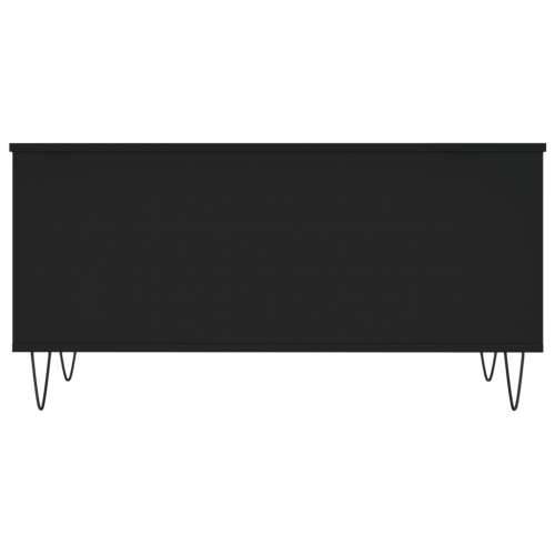 Stolić za kavu crni 90 x 44,5 x 45 cm od konstruiranog drva - Crna 1 Cijena