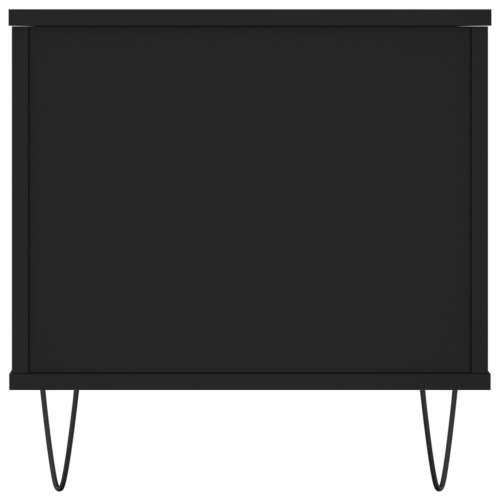 Stolić za kavu crni 90 x 44,5 x 45 cm od konstruiranog drva - Crna 1 Cijena