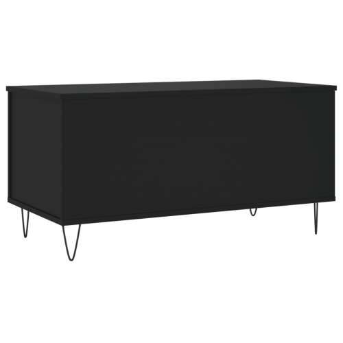 Stolić za kavu crni 90 x 44,5 x 45 cm od konstruiranog drva - Crna 1 Cijena