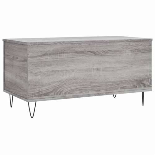 Stolić za kavu siva boja hrasta 90x44,5x45 cm konstruirano drvo - Sivi hrast sonoma 1 Cijena