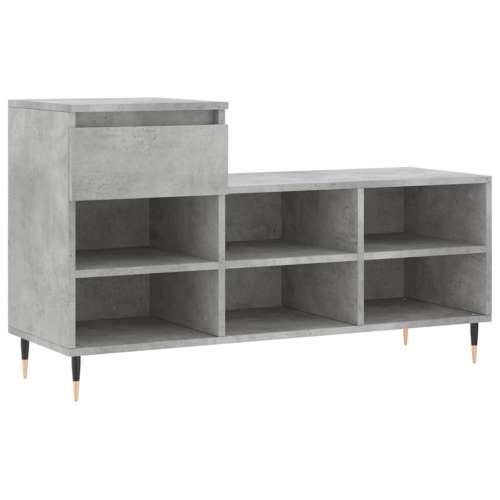 Ormarić za cipele boja betona 102x36x60 cm konstruirano drvo - Beton siva 1 Cijena