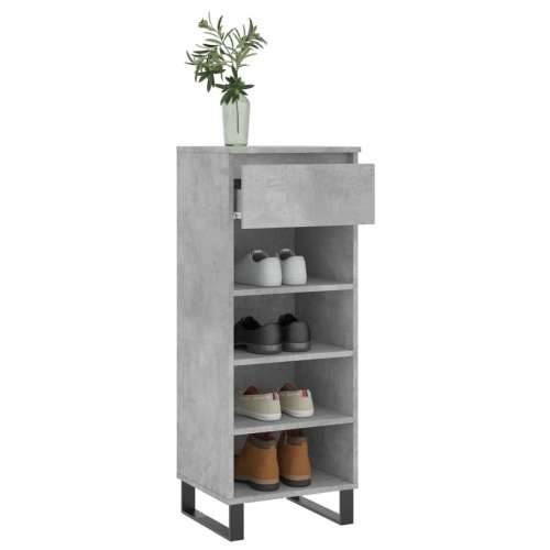 Ormarić za cipele boja betona 40x36x105 cm konstruirano drvo - Beton siva 1 Cijena