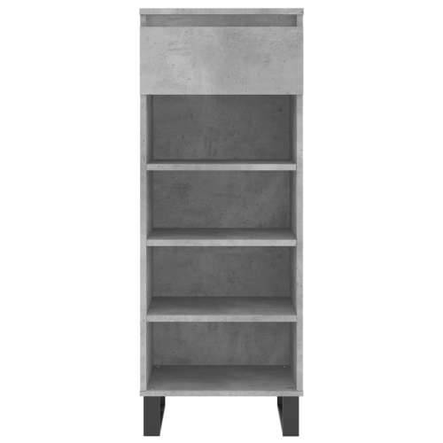 Ormarić za cipele boja betona 40x36x105 cm konstruirano drvo - Beton siva 1 Cijena