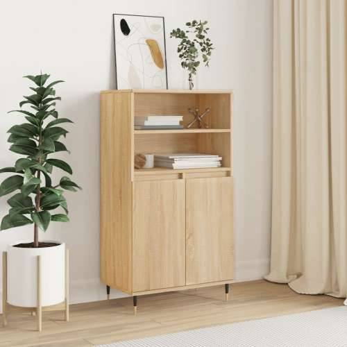 Visoka komoda hrasta sonome 60x36x110 cm od konstruiranog drva - sonoma hrast 1 Cijena