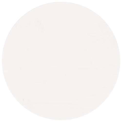 Ploča za stol okrugla bijela Ø50x3 cm od masivne borovine - Bijela 50 x 3 cm 1 Cijena