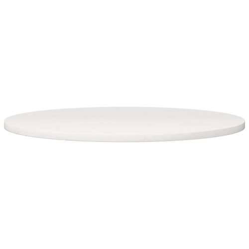 Ploča za stol okrugla bijela Ø 90 x 3 cm od masivne borovine - Bijela 90 x 3 cm 1 Cijena
