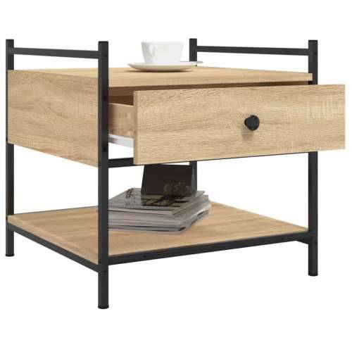 Stolić za kavu boja hrasta 50 x 50 x 50 cm konstruirano drvo - sonoma hrast 1 50 cm Cijena