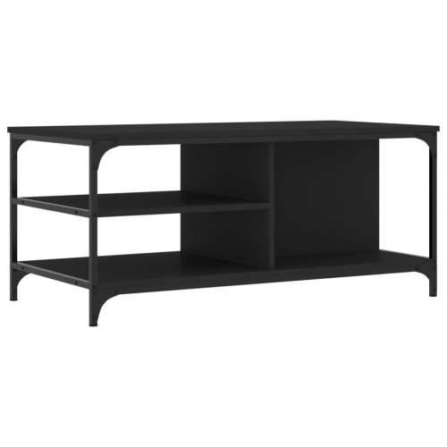 Stolić za kavu crni 100 x 50 x 45 cm od konstruiranog drva - Crna 1 Cijena