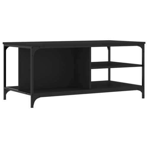 Stolić za kavu crni 100 x 50 x 45 cm od konstruiranog drva - Crna 1 Cijena