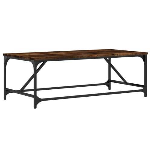Stolić za kavu boja hrasta 100 x 50 x 35 cm konstruirano drvo - Dimljeni hrast 1 100 cm Cijena