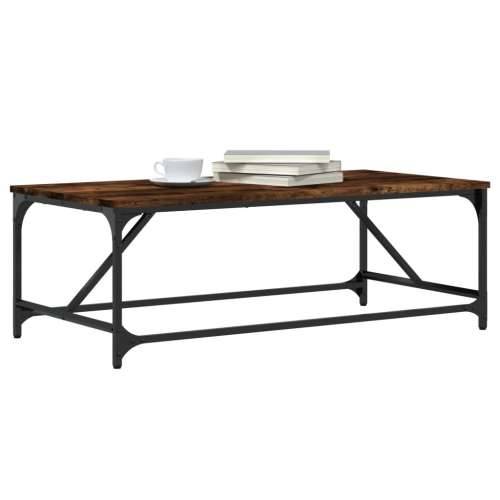 Stolić za kavu boja hrasta 100 x 50 x 35 cm konstruirano drvo - Dimljeni hrast 1 100 cm Cijena