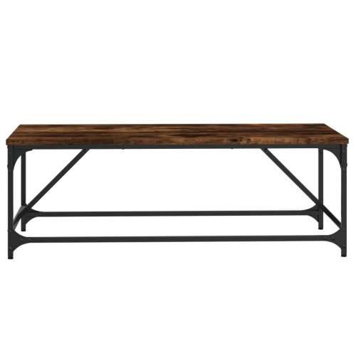 Stolić za kavu boja hrasta 100 x 50 x 35 cm konstruirano drvo - Dimljeni hrast 1 100 cm Cijena