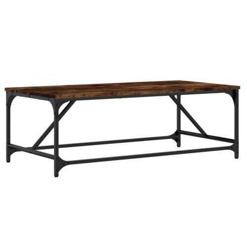 Stolić za kavu boja hrasta 100 x 50 x 35 cm konstruirano drvo - Dimljeni hrast 1 100 cm Cijena