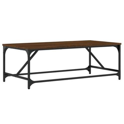 Stolić za kavu smeđa boja hrasta 100x50x35 cm konstruirano drvo - Smeđi hrast 1 100 cm Cijena