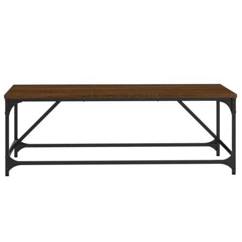 Stolić za kavu smeđa boja hrasta 100x50x35 cm konstruirano drvo - Smeđi hrast 1 100 cm Cijena