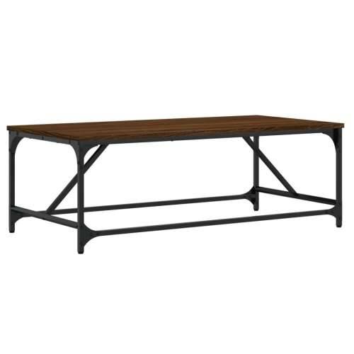 Stolić za kavu smeđa boja hrasta 100x50x35 cm konstruirano drvo - Smeđi hrast 1 100 cm Cijena
