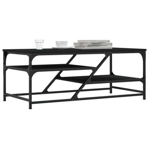 Stolić za kavu crni 100 x 49 x 40 cm od konstruiranog drva - Crna 1 Cijena