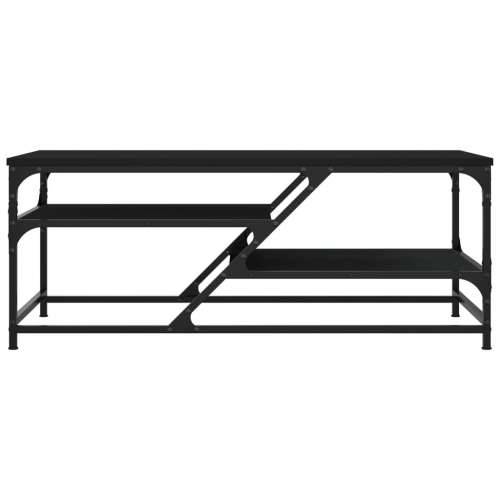 Stolić za kavu crni 100 x 49 x 40 cm od konstruiranog drva - Crna 1 Cijena