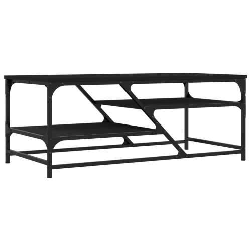 Stolić za kavu crni 100 x 49 x 40 cm od konstruiranog drva - Crna 1 Cijena