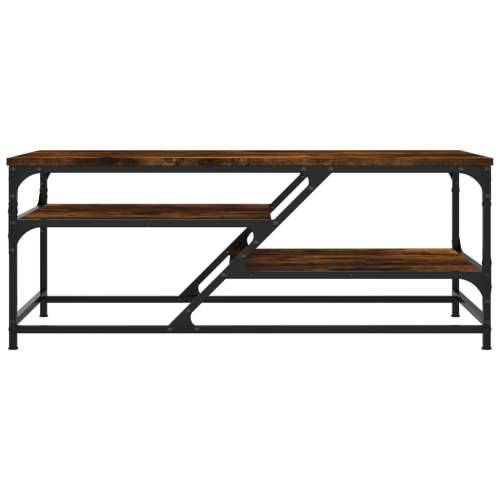 Stolić za kavu boja hrasta 100 x 49 x 40 cm konstruirano drvo - Dimljeni hrast 1 Cijena