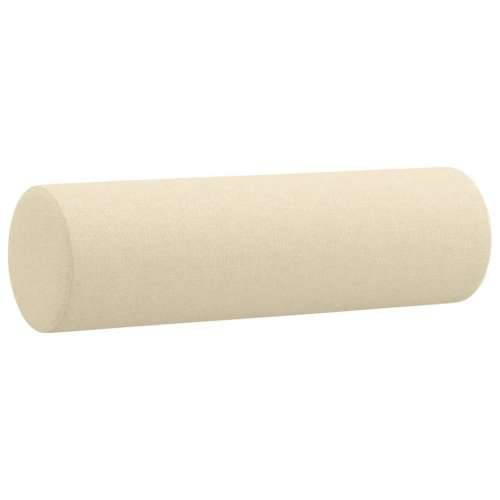 Dvosjed s ukrasnim jastucima krem 140 cm od tkanine - Krema 140 cm Cijena