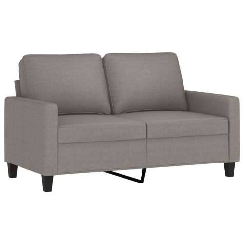2-dijelni set sofa s jastucima smeđesivi od tkanine - Sivo-smeđa s jastučićima Cijena
