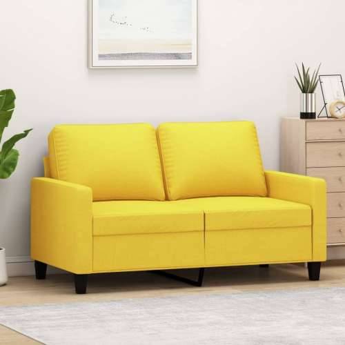 Dvosjed od tkanine svjetložuti 120 cm - Svjetložuta 120 cm Cijena