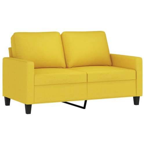 Dvosjed od tkanine svjetložuti 120 cm - Svjetložuta 120 cm Cijena