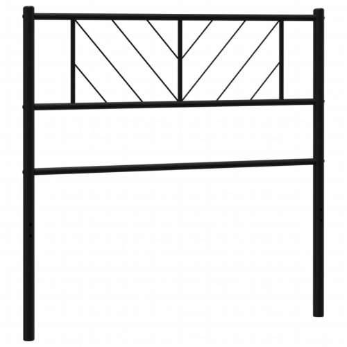 Metalno uzglavlje crno 100 cm - Crna 100 cm 1 Cijena