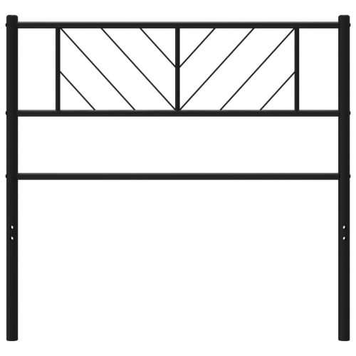 Metalno uzglavlje crno 100 cm - Crna 100 cm 1 Cijena