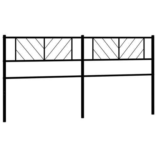 Metalno uzglavlje crno 200 cm - Crna 200 cm 1 Cijena