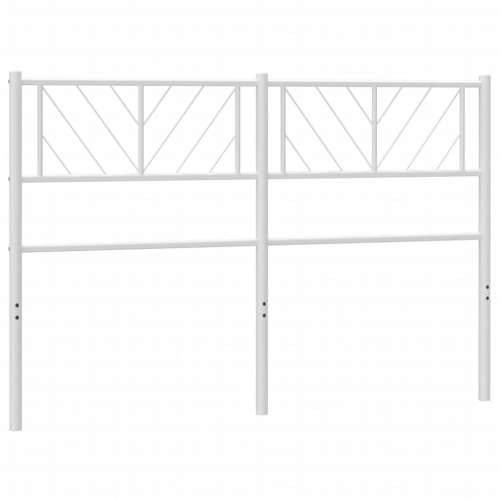 Metalno uzglavlje bijelo 135 cm - Bijela 135 cm 1 Cijena