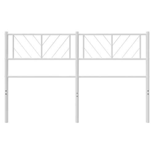 Metalno uzglavlje bijelo 135 cm - Bijela 135 cm 1 Cijena