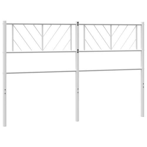 Metalno uzglavlje bijelo 135 cm - Bijela 135 cm 1 Cijena
