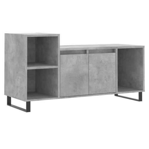TV ormarić boja betona 100x35x55 cm od konstruiranog drva - Beton siva 1 Cijena