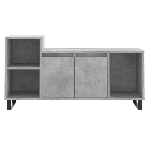 TV ormarić boja betona 100x35x55 cm od konstruiranog drva - Beton siva 1 Cijena