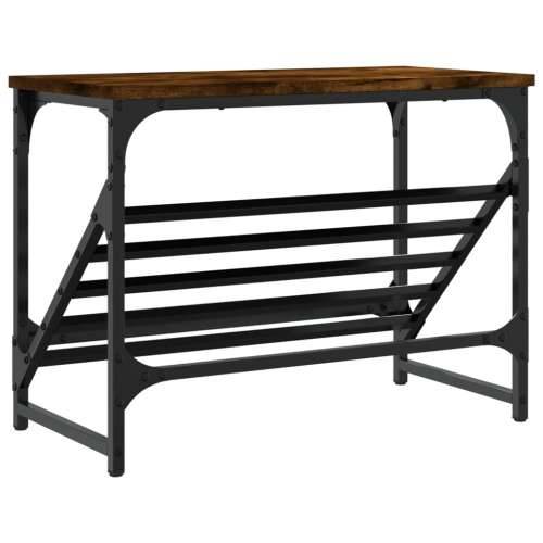 Stalak za cipele boja hrasta 60 x 30 x 45 cm konstruirano drvo Dimljeni hrast 1 45 cm 60 cm Cijena
