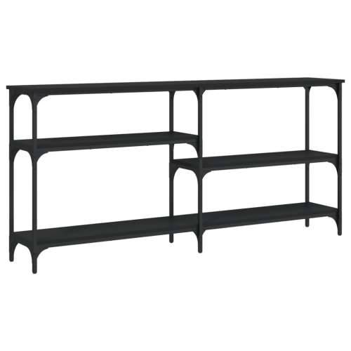 Konzolni stol crni 160 x 29 x 75 cm od konstruiranog drva - Crna 1 160 cm Cijena