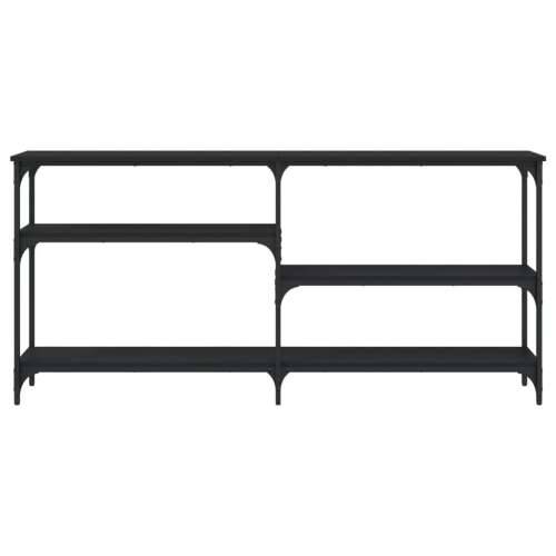 Konzolni stol crni 160 x 29 x 75 cm od konstruiranog drva - Crna 1 160 cm Cijena