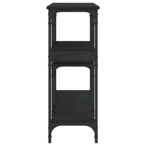Konzolni stol crni 160 x 29 x 75 cm od konstruiranog drva - Crna 1 160 cm Cijena