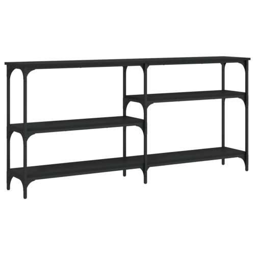Konzolni stol crni 160 x 29 x 75 cm od konstruiranog drva - Crna 1 160 cm Cijena