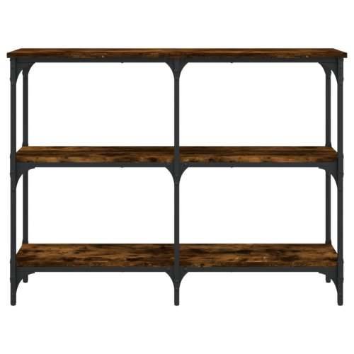 Konzolni stol boja hrasta 100x29x75 cm od konstruiranog drva - Dimljeni hrast 1 100 cm Cijena