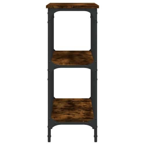 Konzolni stol boja hrasta 100x29x75 cm od konstruiranog drva - Dimljeni hrast 1 100 cm Cijena