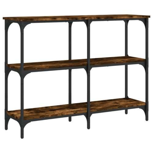 Konzolni stol boja hrasta 100x29x75 cm od konstruiranog drva - Dimljeni hrast 1 100 cm Cijena