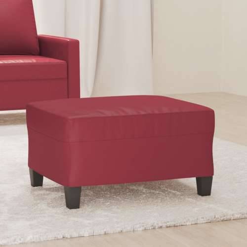 Tabure crvena boja vina 70 x 55 x 41 cm od umjetne kože - boja crnog vina 70 x 55 x 41 cm 1 Cijena