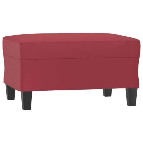 Tabure crvena boja vina 70 x 55 x 41 cm od umjetne kože - boja crnog vina 70 x 55 x 41 cm 1 Cijena
